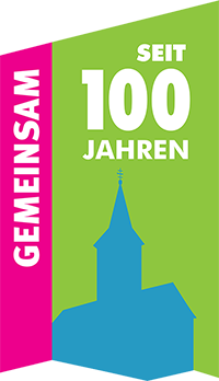 Logo Jubiläum 100 Jahre St. Franziskus Obertürkheim